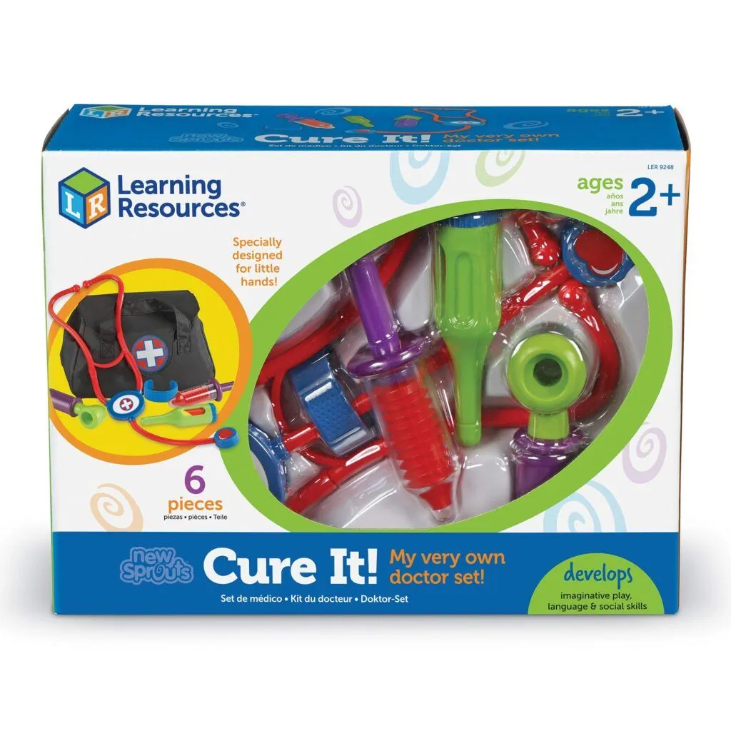 a box of learning resources for children