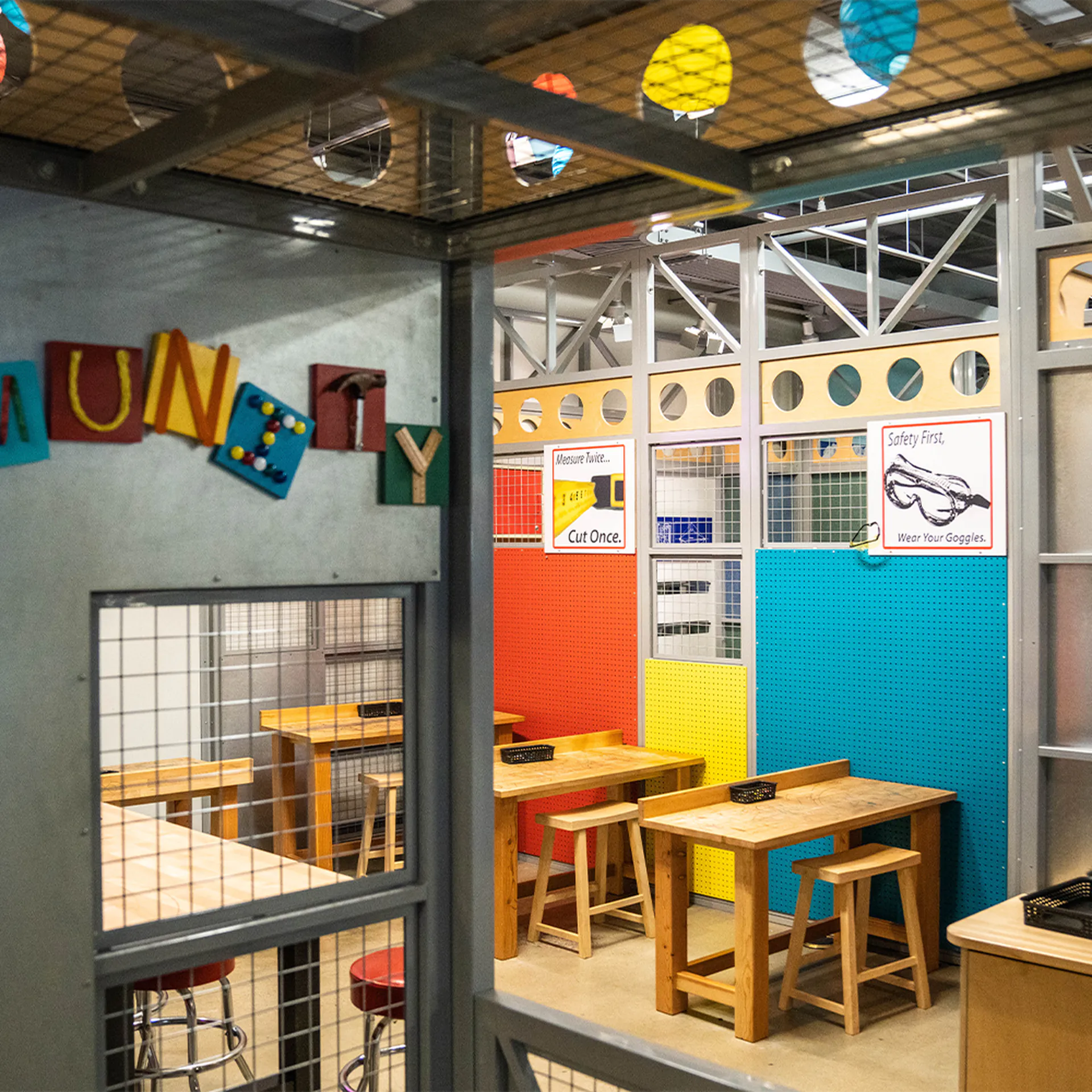 Constructing Community at the Children's Museum of the Upstate Greenville location.