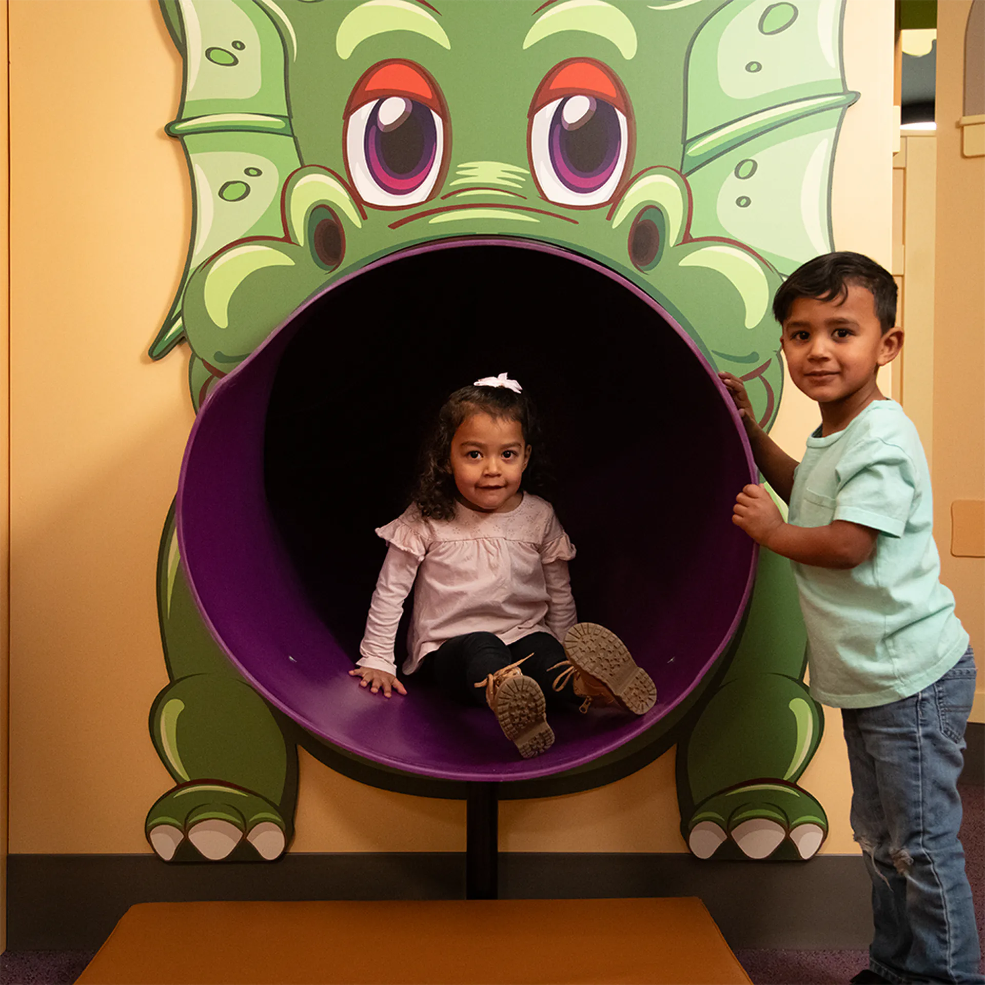 Storyburg exhibit at the Children's Museum of the Upstate Spartanburg location.