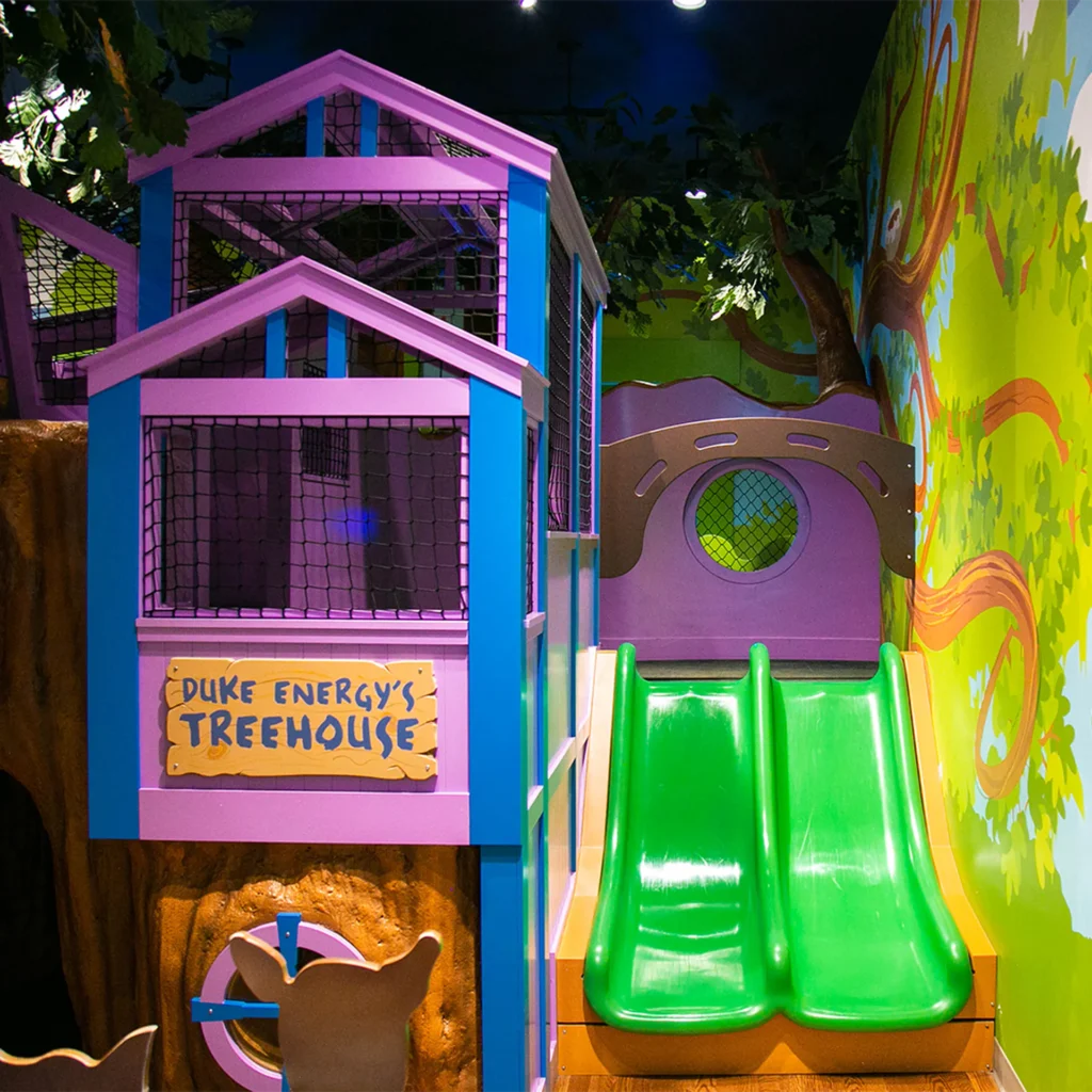 Treehouse exhibit at the Children's Museum of the Upstate Spartanburg location.