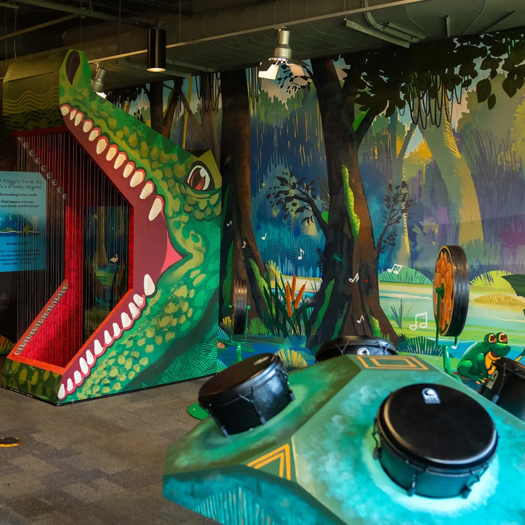 March Music exhibit at the Children's Museum of the Upstate Greenville location.