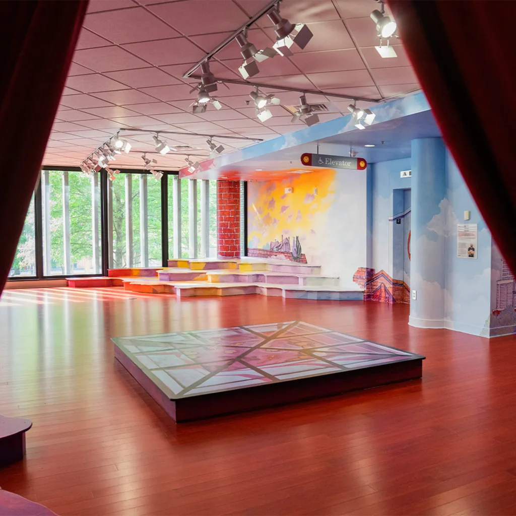 The dream theater exhibit at the Children's Museum of the Upstate Greenville location.