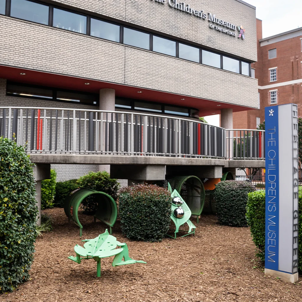 The Secret Garden at the Children's Museum of the Upstate Greenville location.