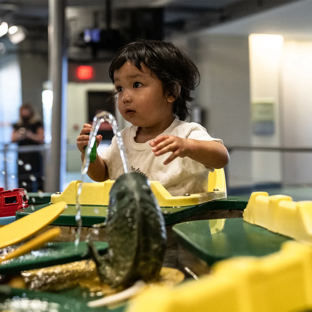 The Toddle Lily Pond at the Children's Museum of the Upstate Greenville location.